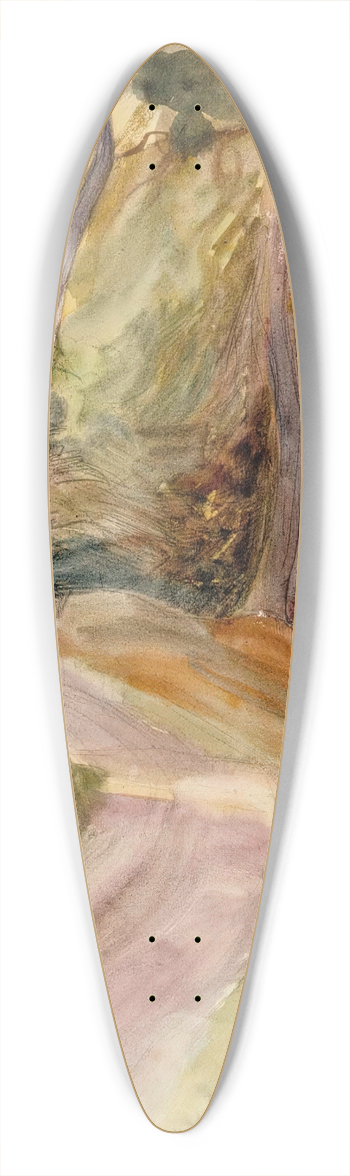 Albert Edelfelt - Metsnsisusta 39.3 inch art pintail longboard deck