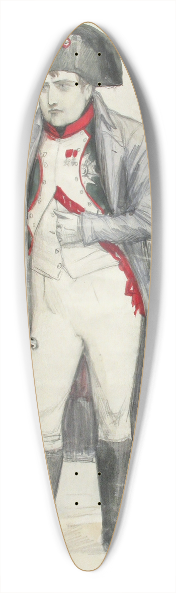 Albert Edelfelt - Napoleon 39.3 inch art pintail longboard deck