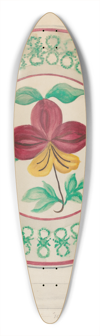 Albert Eyth - Plate 39.3 inch art pintail longboard deck