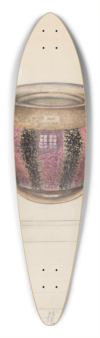 Albert Eyth - Sugar Bowl 39.3 inch art pintail longboard deck