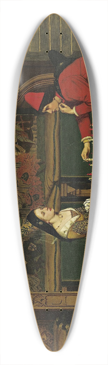 Albert Frans Lieven De Vriendt - His Move 39.3 inch art pintail longboard deck