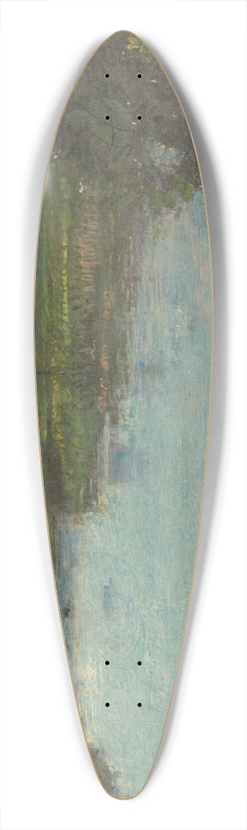 Albert Goodwin - Demerara, Guyana 39.3 inch art pintail longboard deck