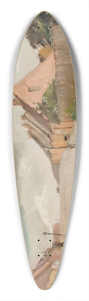 Albert Gottschalk - Bakkegade i Hillerd 39.3 inch art pintail longboard deck