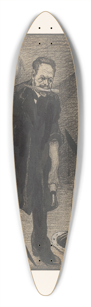 Albert Hahn - De Russische Revolutie 39.3 inch art pintail longboard deck