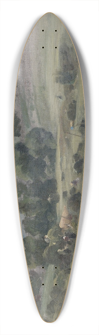 Albert Kappis - Heuernte in weiter Landschaft 39.3 inch art pintail longboard deck