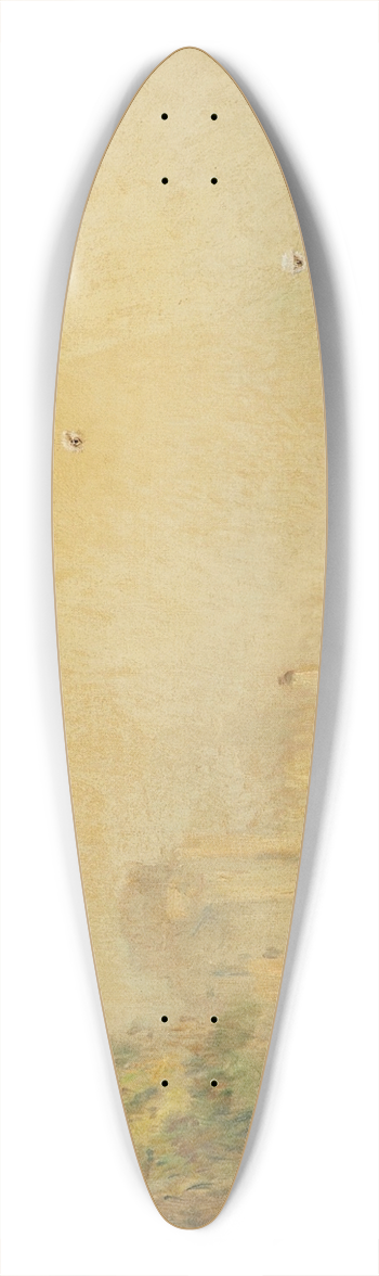 Albert Lebourg - Bords de la Seine  la Bouille 39.3 inch art pintail longboard deck