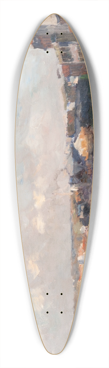 Albert Lebourg - Landscape 39.3 inch art pintail longboard deck