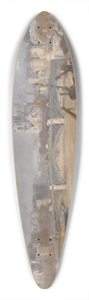 Albert Lebourg - Le Chevet De Notre Dame 39.3 inch art pintail longboard deck