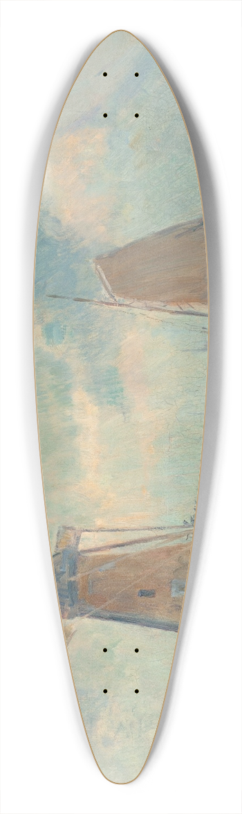 Albert Lebourg - Moulin  Delft 39.3 inch art pintail longboard deck