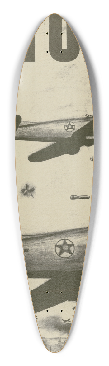 Albert Lobser - K.O. Tokyo 39.3 inch art pintail longboard deck