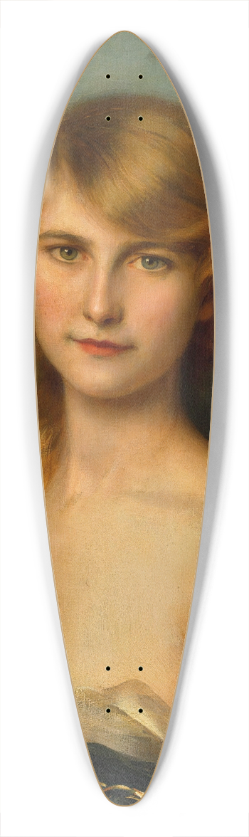 Albert Lynch - A young beauty 39.3 inch art pintail longboard deck