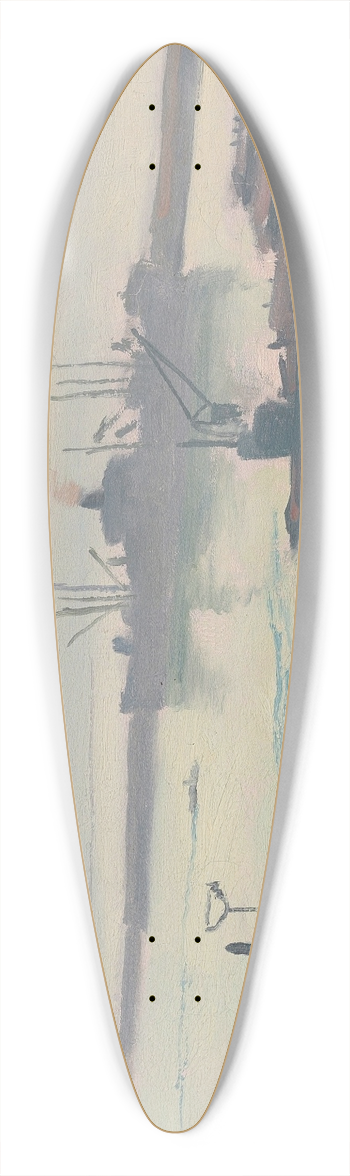 Albert Marquet - Brume rose sur Alger 39.3 inch art pintail longboard deck