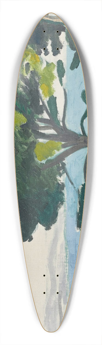 Albert Marquet - LEstaque 39.3 inch art pintail longboard deck