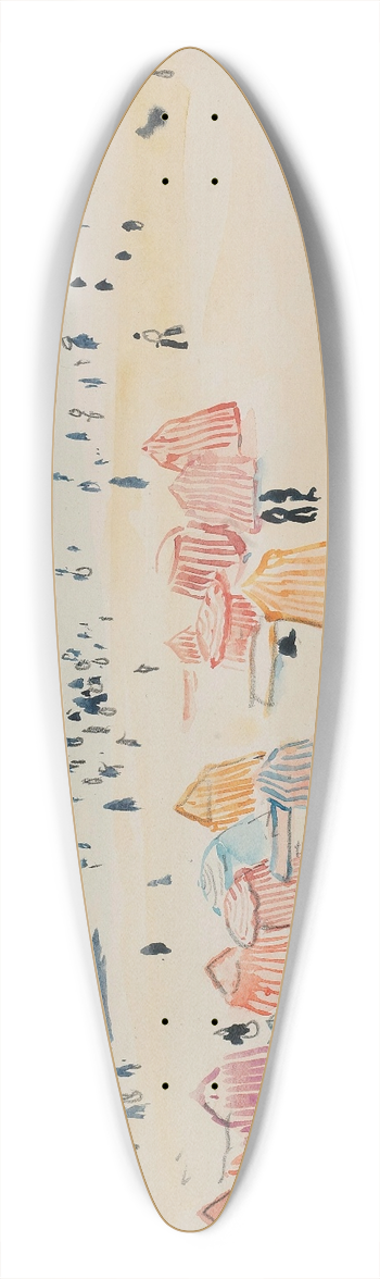 Albert Marquet - Plage Des Sables Dolonne 39.3 inch art pintail longboard deck