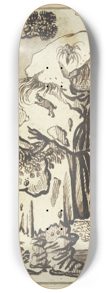 Jan Jansz. van De Velde III - Snoeji varcken 8.25 inch art skate deck