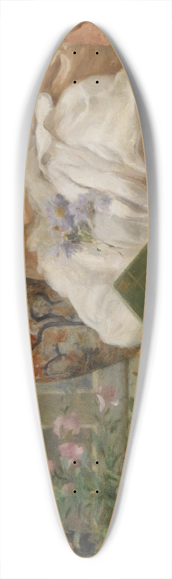 Alberto Pisa - Reading 39.3 inch art pintail longboard deck