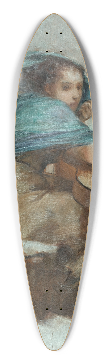 Albert Pierre-Ren Maignan - La Cigale 39.3 inch art pintail longboard deck
