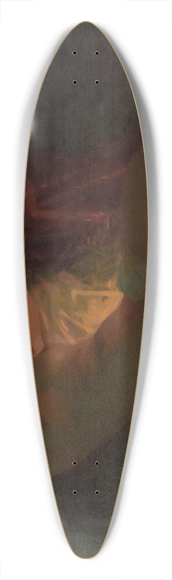 Albert Ritzberger - Nude 39.3 inch art pintail longboard deck