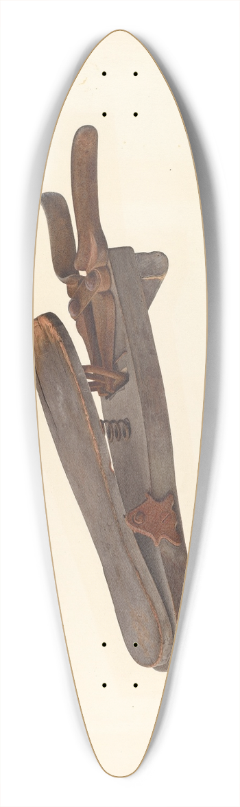 Albert Rudin - Bootjack 39.3 inch art pintail longboard deck