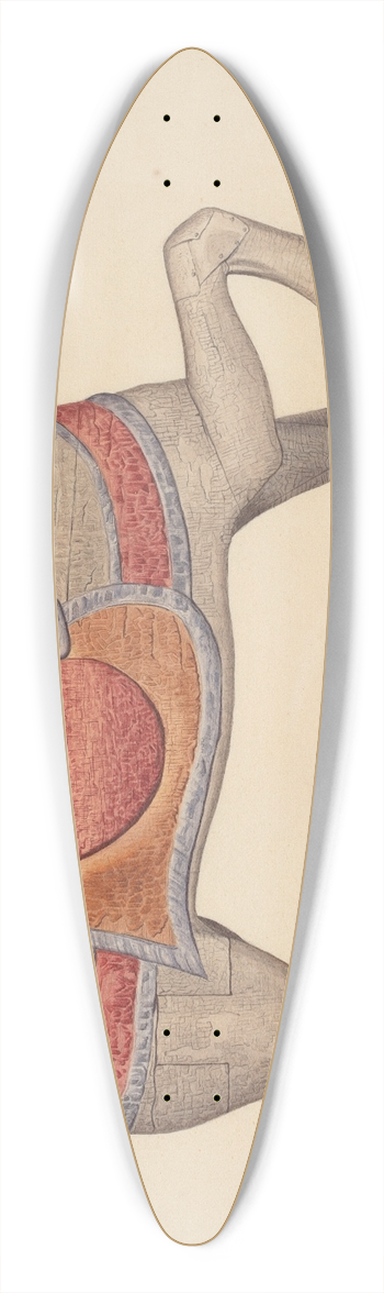 Albert Ryder - Carousel Horse 39.3 inch art pintail longboard deck