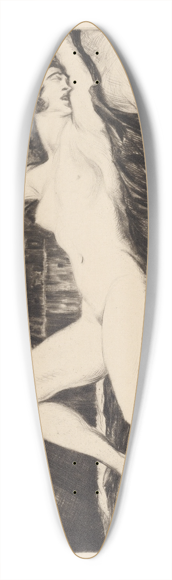 Albert Sterner - Dream 39.3 inch art pintail longboard deck