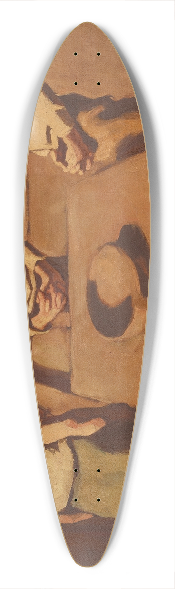 Albin Egger Lienz - Das Tischgebet 39.3 inch art pintail longboard deck