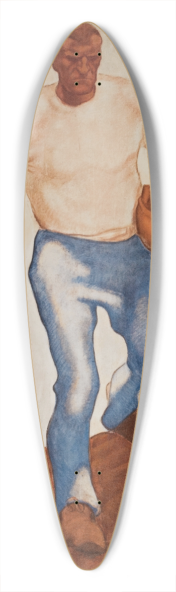 Albin Egger Lienz - Der Smann (The Sower) 39.3 inch art pintail longboard deck