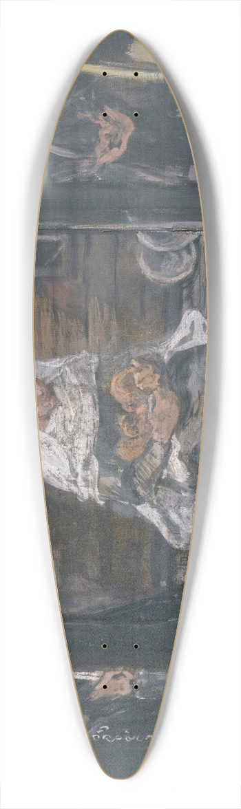 Albin Egger Lienz - The Adoration 39.3 inch art pintail longboard deck