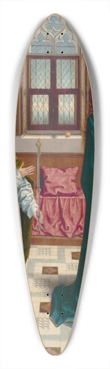 Albrecht Bouts - The Annunciation 39.3 inch art pintail longboard deck