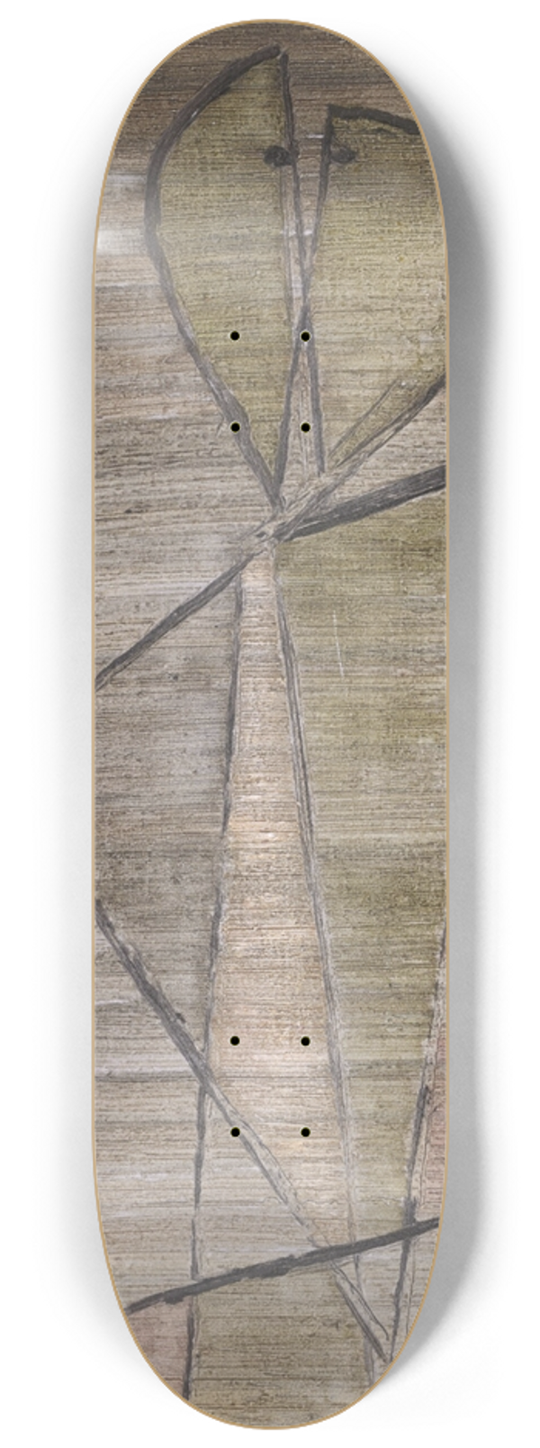 Jankel Adler - The Kiss 8.25 inch art skate deck