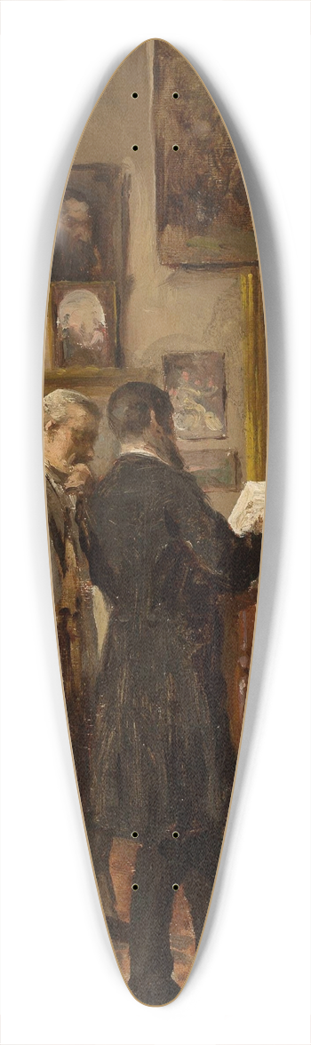 Aleksander Gierymski - In the painters studio 39.3 inch art pintail longboard deck