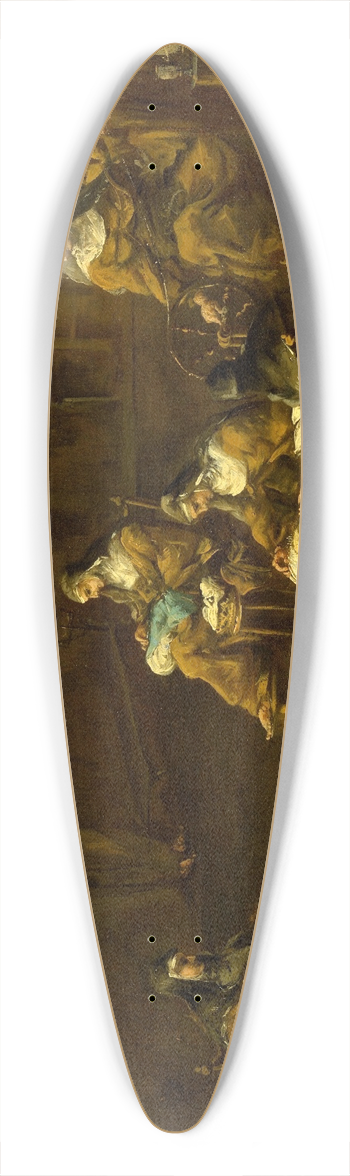Alessandro Magnasco - Nuns at Work 39.3 inch art pintail longboard deck