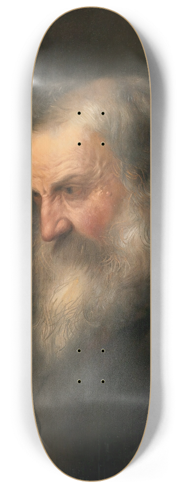 Jan Lievens - Head of An Old Man 8.25 inch art skate deck