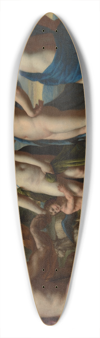 Alessandro Turchi - Judgment of Paris 39.3 inch art pintail longboard deck
