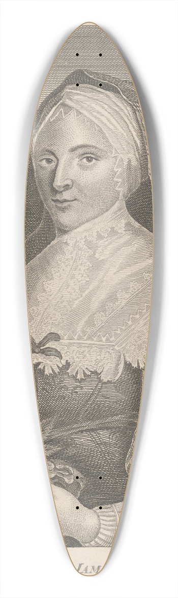 Alexander Bannerman - George Jamesone 39.3 inch art pintail longboard deck