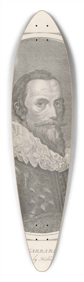 Alexander Bannerman - Marc Garrard 39.3 inch art pintail longboard deck
