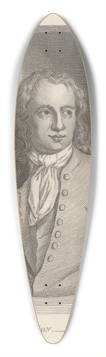Alexander Bannerman - Van Son 39.3 inch art pintail longboard deck