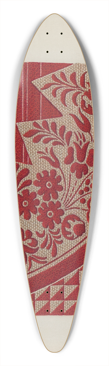 Alexander Chudom - Homespun Coverlet 39.3 inch art pintail longboard deck