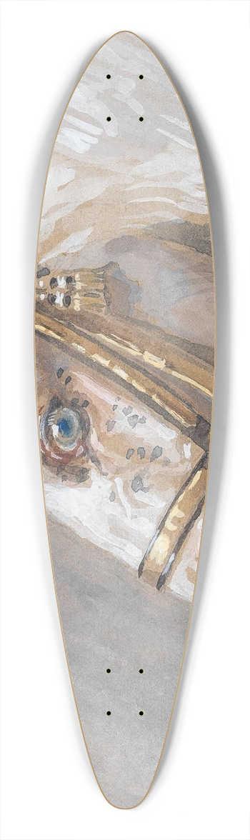 Alexander Pock - Pferdeportrt Favory Montenegra 39.3 inch art pintail longboard deck