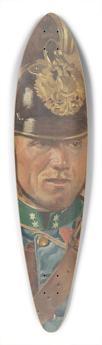 Alexander Pock - Portrt eines Dragonerkorporals 39.3 inch art pintail longboard deck