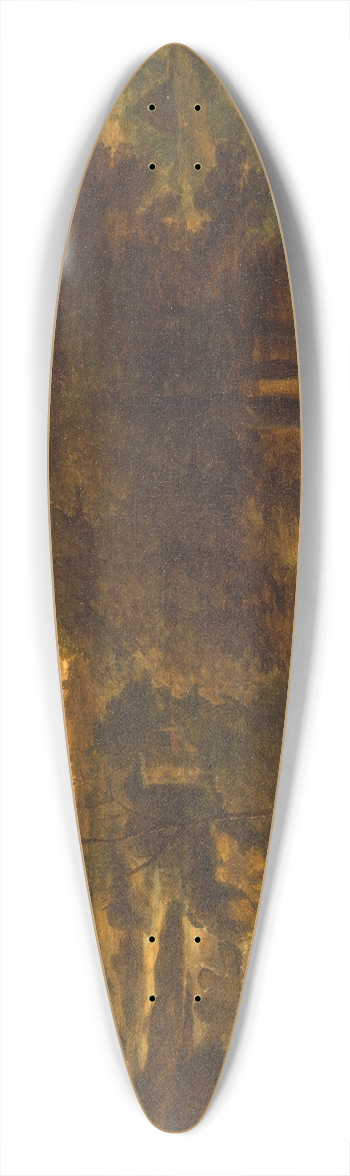 Alexander Runciman - Classical Landscape 39.3 inch art pintail longboard deck