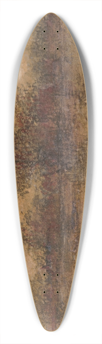 Alexander Schaepkens - Rowing Boat on the Riverbank 39.3 inch art pintail longboard deck