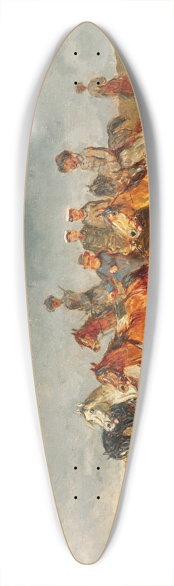 Alexander Von Bensa - Das Ehrengeleit 39.3 inch art pintail longboard deck
