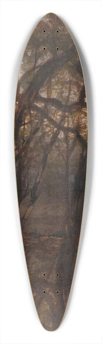Alexander Wst - Trees 39.3 inch art pintail longboard deck