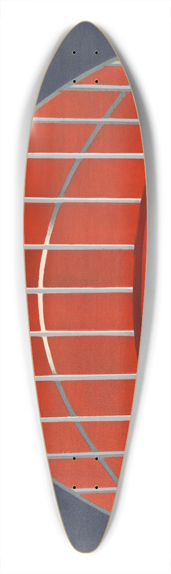 Alexandra Exter - Maquettes de Thatre 7 39.3 inch art pintail longboard deck