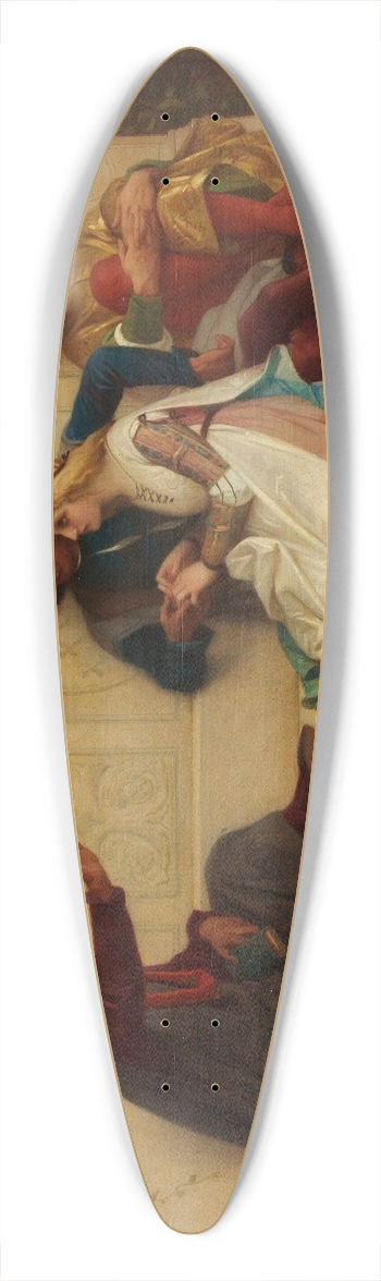 Alexandre Cabanel - Florentine Poet 39.3 inch art pintail longboard deck