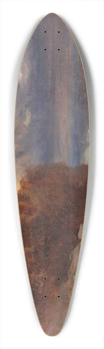 Alexandre Calame - Bord De Lac Et Massif Darbres 39.3 inch art pintail longboard deck