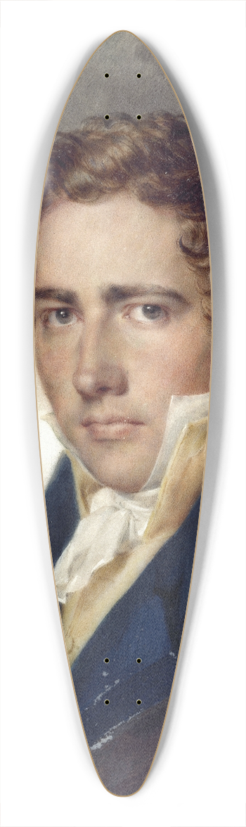 Alexandre Evariste Fragonard - Portrait prsum de larchitecte Auguste Constantin (1790-1842) 39.3 inch art pintail longboard deck