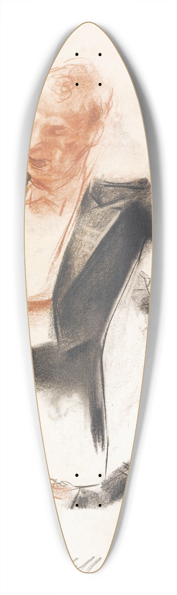 Alexandre Jacovleff - Sergei Kusevitsky Conducting The Boston Symphony Orchestra 39.3 inch art pintail longboard deck