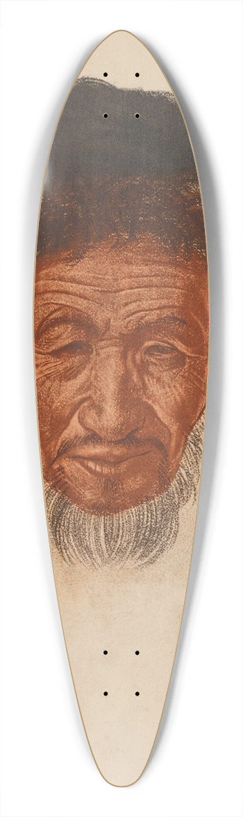 Alexandre Jacovleff - Un vieux kirghize, Peyik, Sinkiang 39.3 inch art pintail longboard deck
